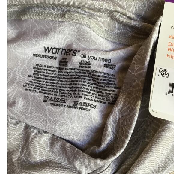 Warner's Women's No Pinching No Problems Modern Brief Panty size 9 2XL - Picture 7 of 7